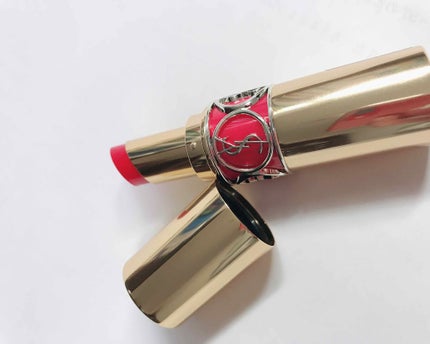 ルージュ ヴォリュプテ シャイン/YVES SAINT LAURENT BEAUTE/口紅を使ったクチコミ(3枚目)