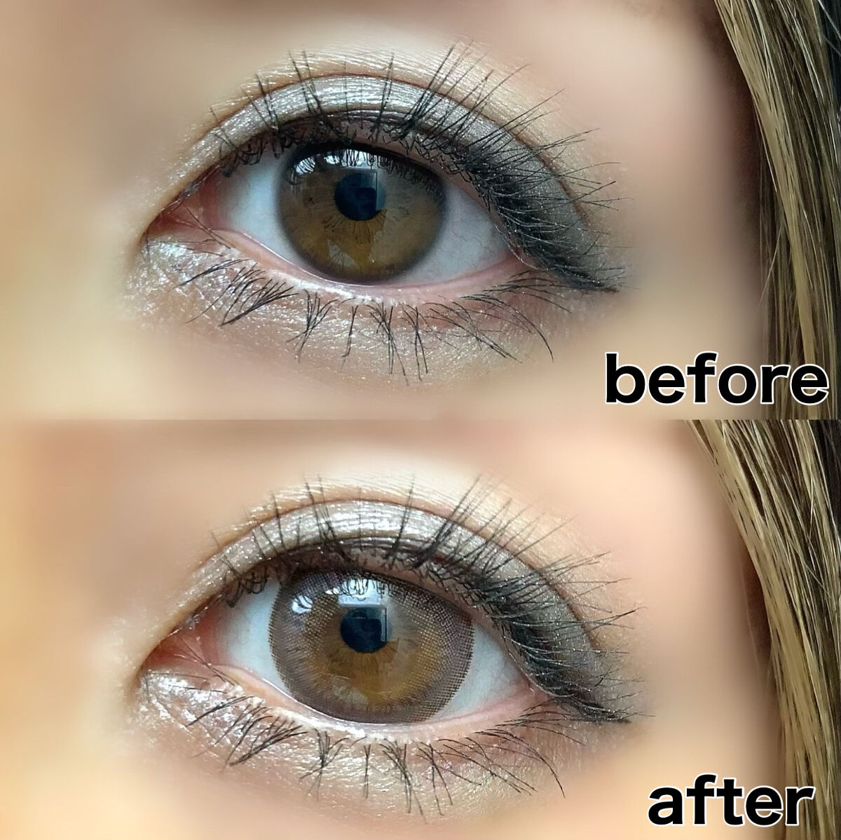 ウルルモ/ULULUMO by Motecon/カラーコンタクトレンズを使ったクチコミ（3枚目）