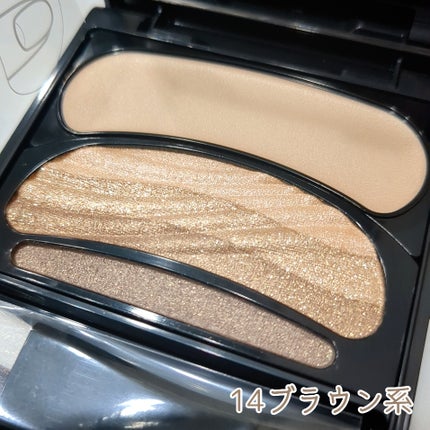 ブラシひと塗りシャドウN SC02 シースルーベージュ/オーブ/アイシャドウパレットを使ったクチコミ(2枚目)