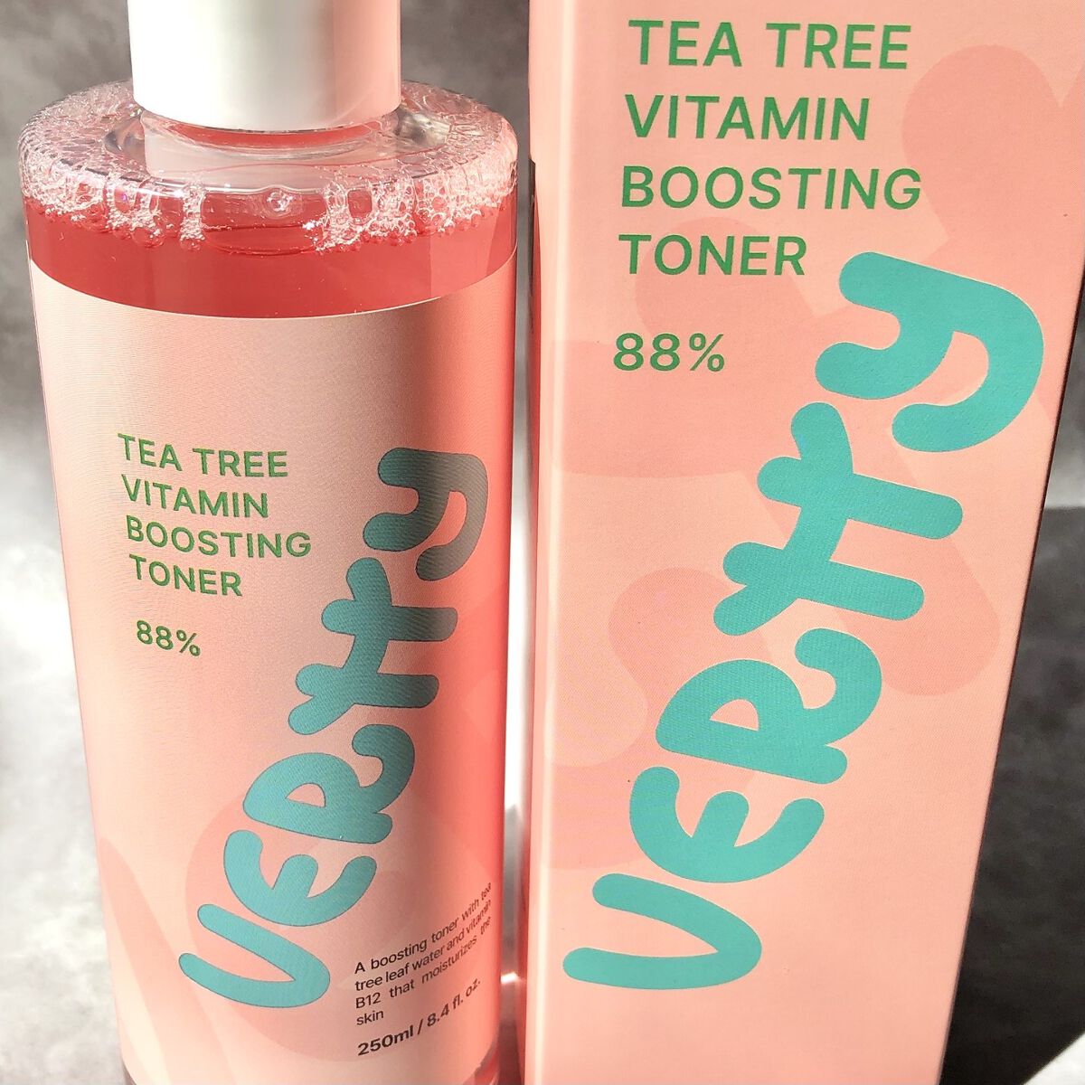 ティーツリー88%ビタミンブースティングトナー/Vertty/化粧水を使ったクチコミ（1枚目）