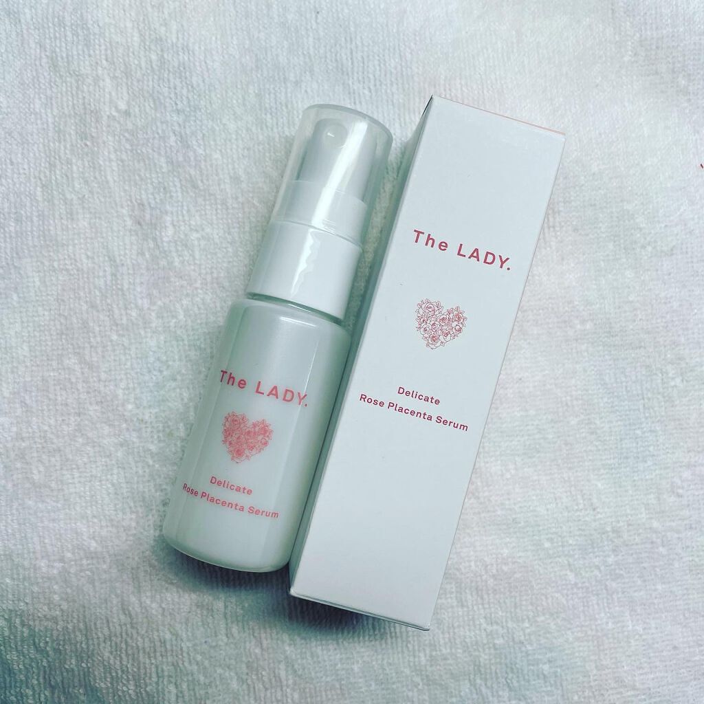 試してみた】デリケート ローズプラセンタ セラム The LADY.のリアルな