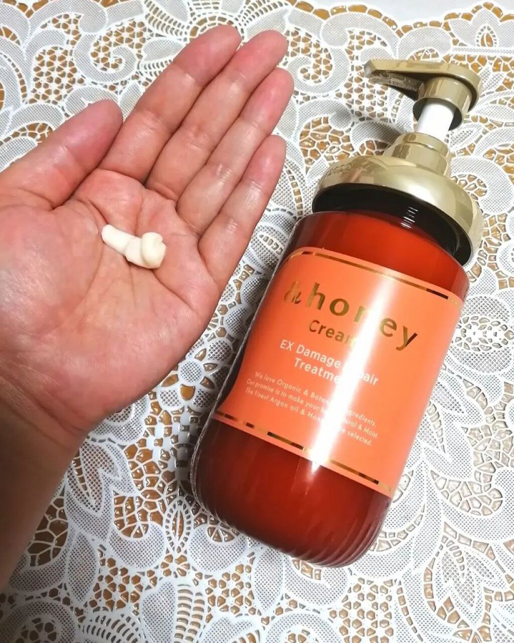 Creamy EXダメージリペアシャンプー1.0/ヘアトリートメント2.0/&honey/市販シャンプーを使ったクチコミ（3枚目）