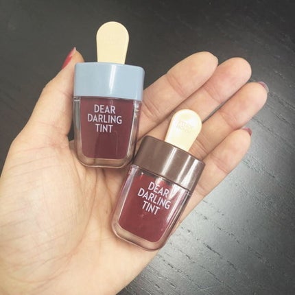 ディアダーリン ウォータージェルティント (アイスティント)/ETUDE/口紅を使ったクチコミ(2枚目)