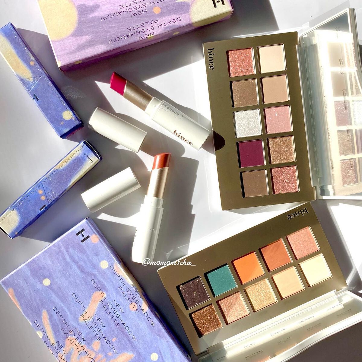 ニューデップスアイシャドウパレット/hince/アイシャドウパレットを使ったクチコミ(1枚目)