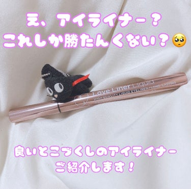 こんばんわ！こんにちわ！おはようございます！
ジジです！！

今回は私のだいだいだいだーい好きなアイライナーの『ラブライナー  ダークブラウン』です！

こちらのアイライナー本気でやばいんです！！


