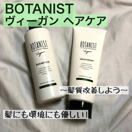 ヴィーガン トリートメント(モイスト)/BOTANIST/洗い流すヘアトリートメントを使ったクチコミ(1枚目)