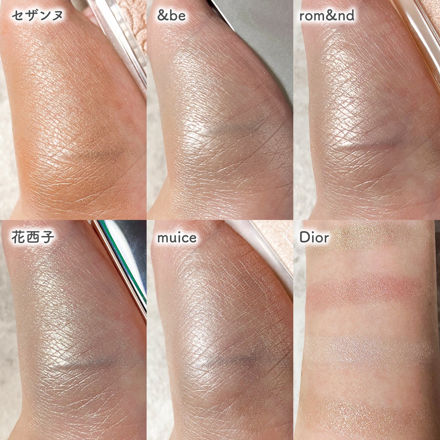 ディオール バックステージ フェイス グロウ パレット/Dior/ハイライトを使ったクチコミ(6枚目)