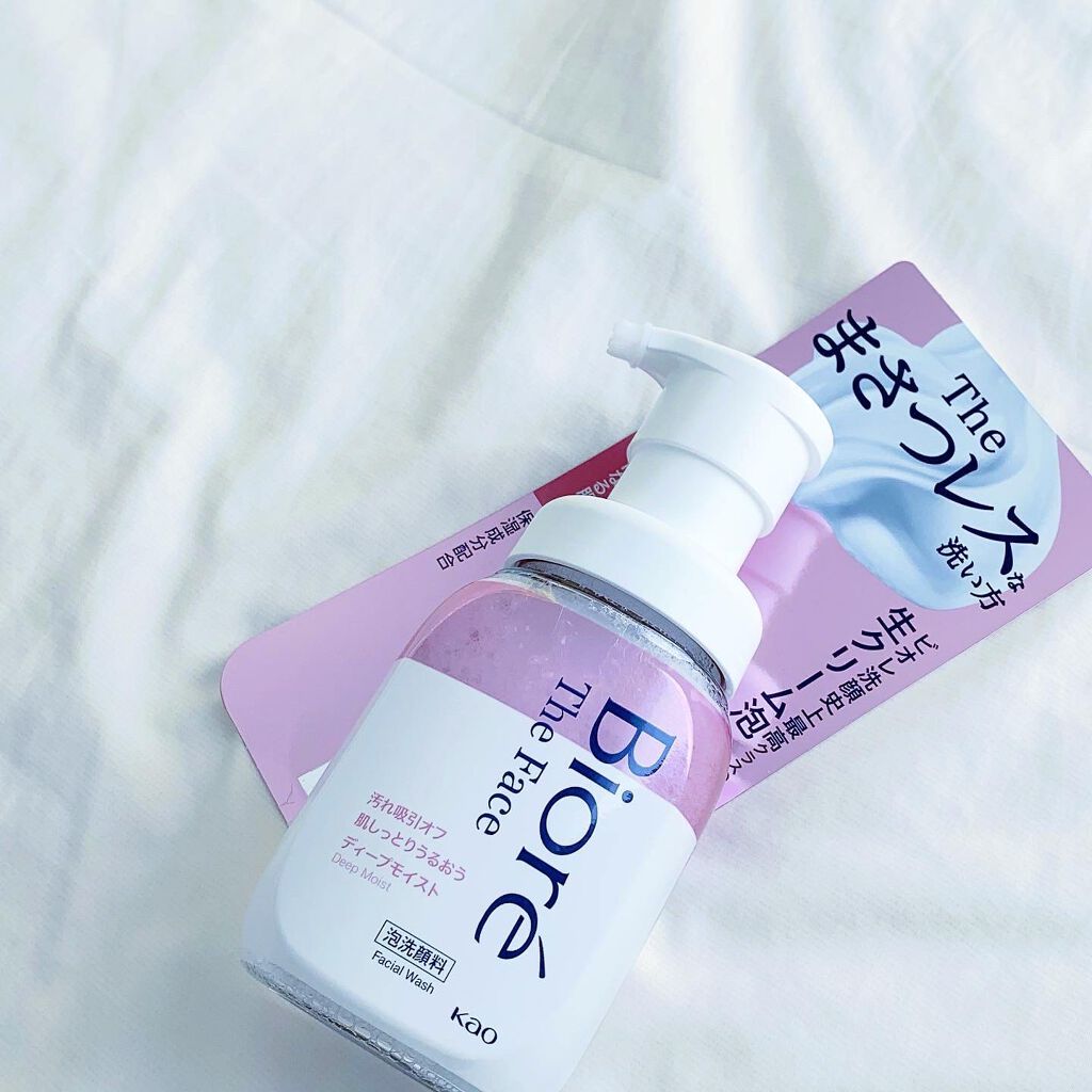 ビオレ ザフェイス 泡洗顔料 ディープモイスト/ビオレ/泡洗顔を使ったクチコミ(1枚目)