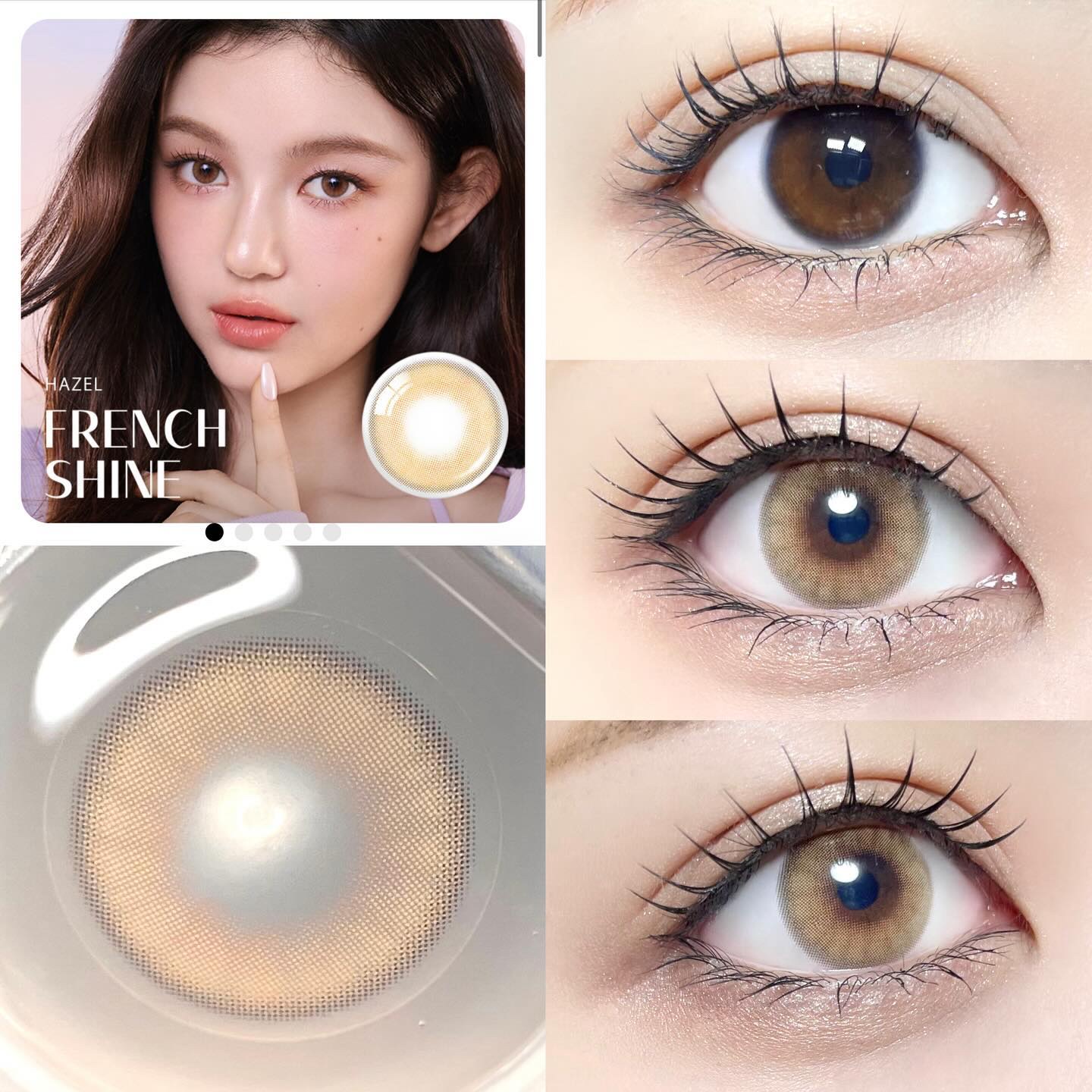 FrenchShine1day/OLENS/ワンデー（１DAY）カラコンを使ったクチコミ（3枚目）