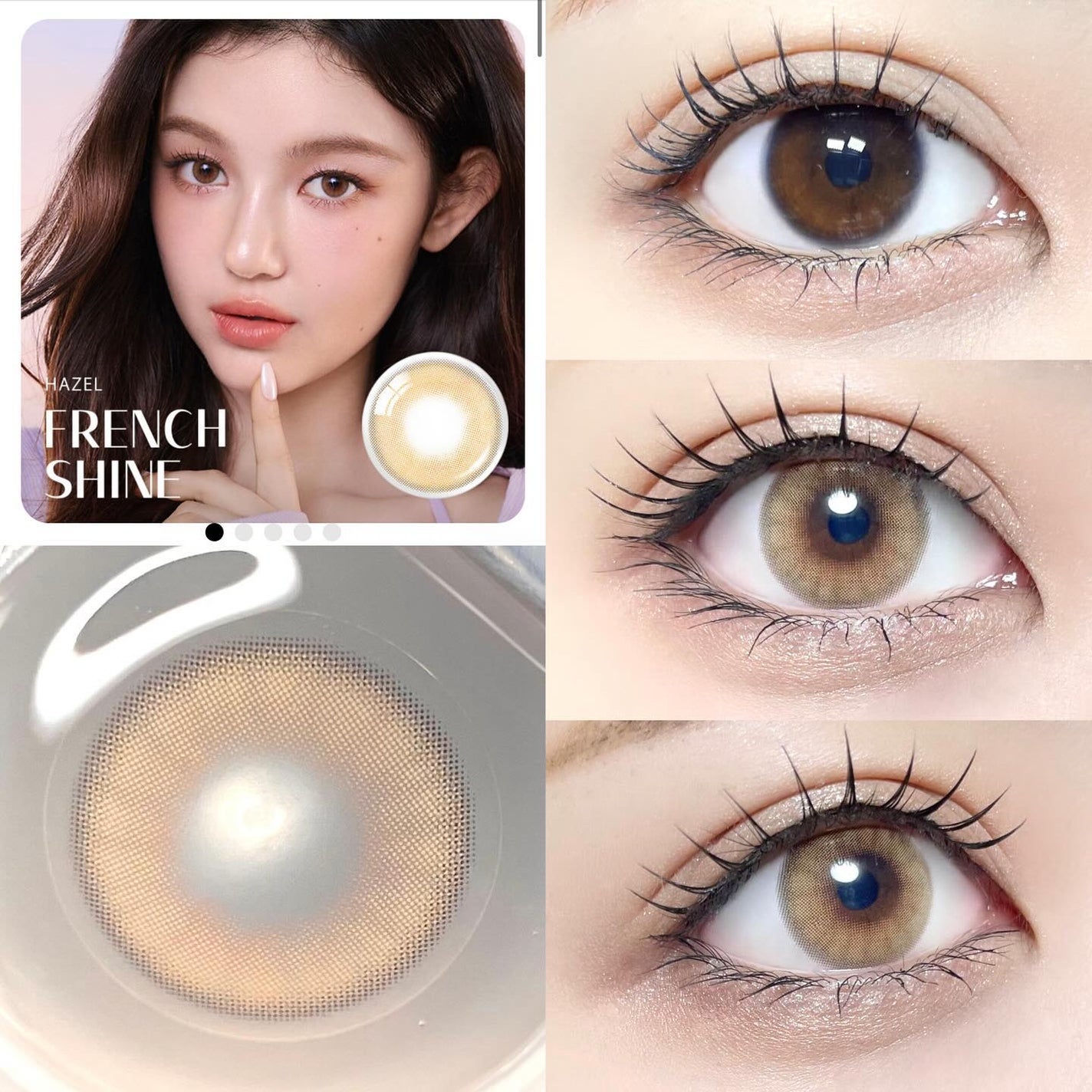 FrenchShine1day/OLENS/ワンデー(1DAY)カラコンを使ったクチコミ(3枚目)