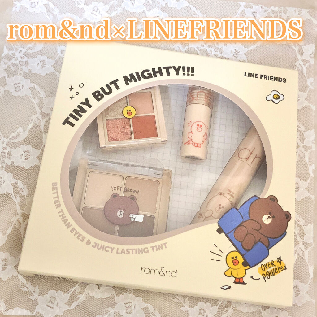 LINE FRIENDS EDITION/rom&nd/メイクアップキットを使ったクチコミ（1枚目）