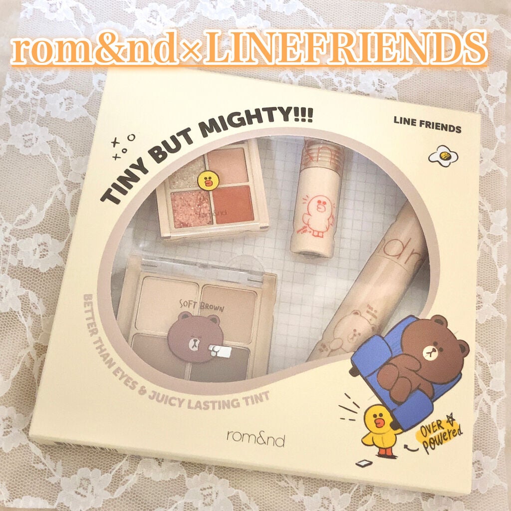 LINE FRIENDS EDITION/rom&nd/メイクアップキットを使ったクチコミ(1枚目)