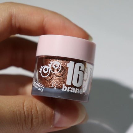 16CANDY ROCK PEAEL POWDER/16BRAND/単色アイシャドウを使ったクチコミ(2枚目)
