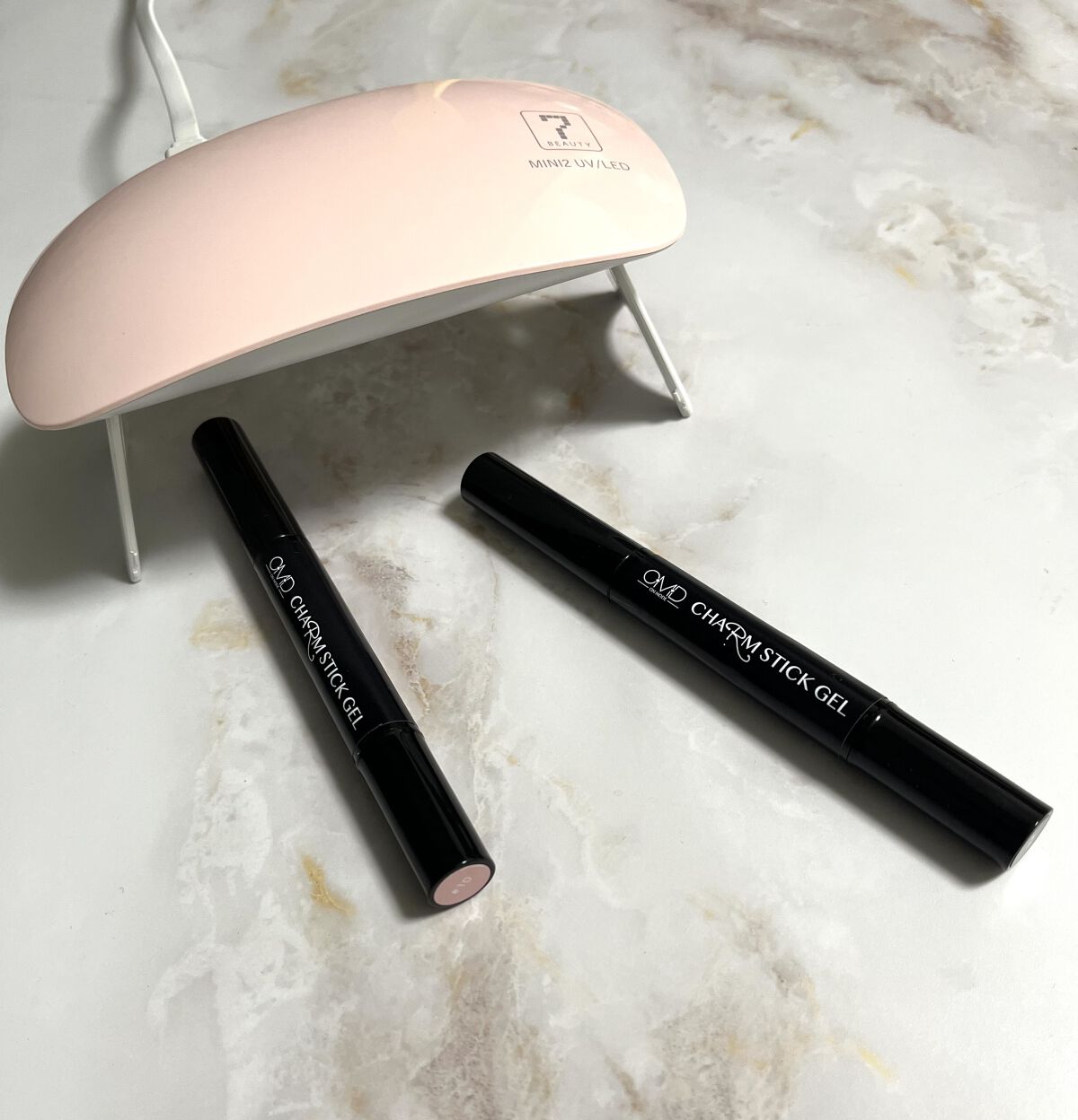 チャームスティックジェル #10 ベビーピンク/OMD/オールインワンネイルを使ったクチコミ（1枚目）