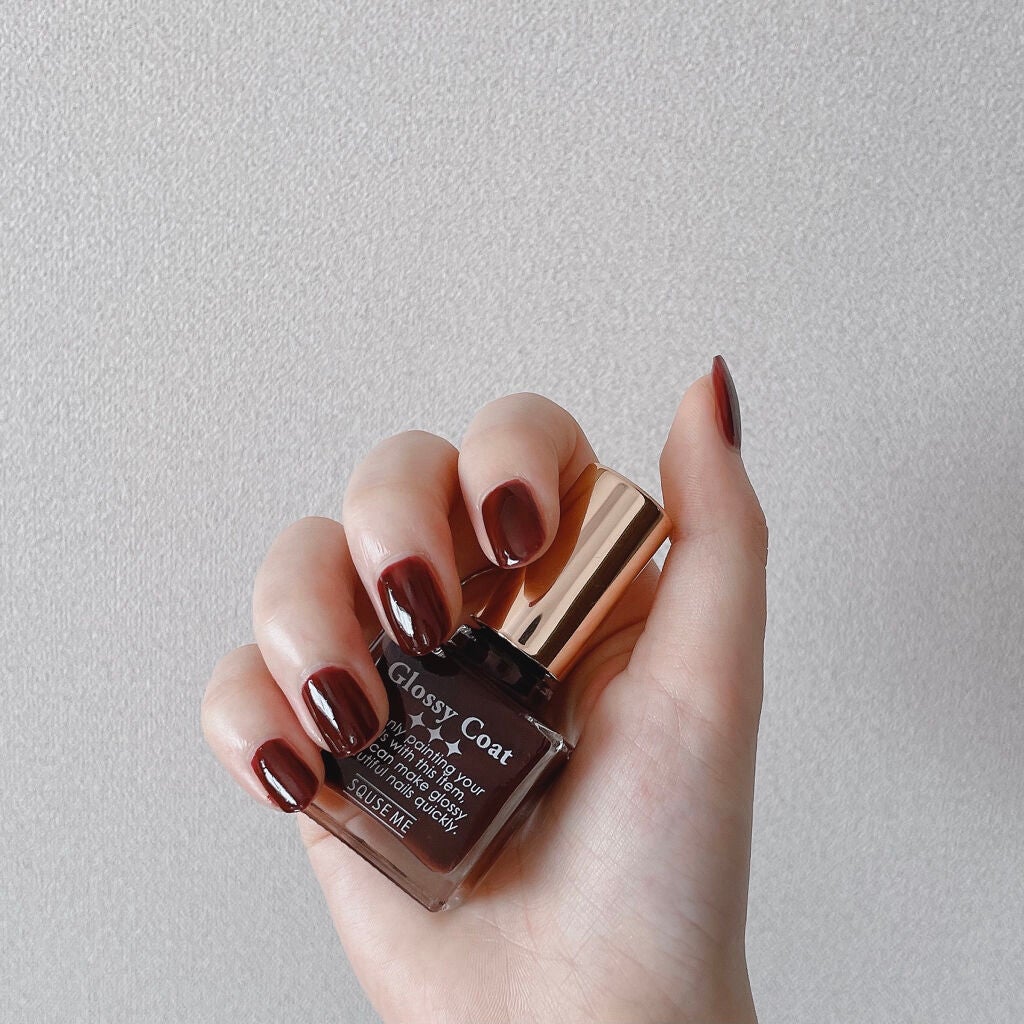 グロッシーコート/スキューズミー/オールインワンネイルを使ったクチコミ(1枚目)