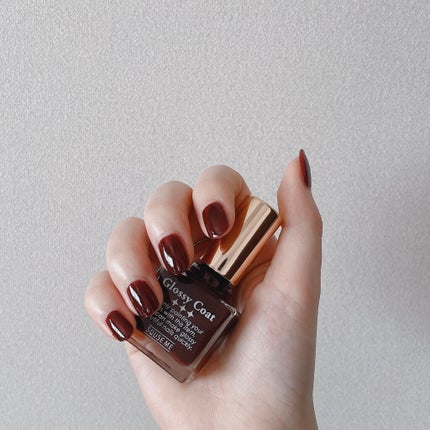 グロッシーコート バーガンディ【旧】/スキューズミー/オールインワンネイルを使ったクチコミ(1枚目)