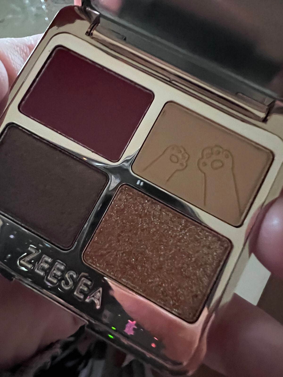 アニマルアイシャドウ(4シェード)/ZEESEA/アイシャドウパレットを使ったクチコミ(8枚目)