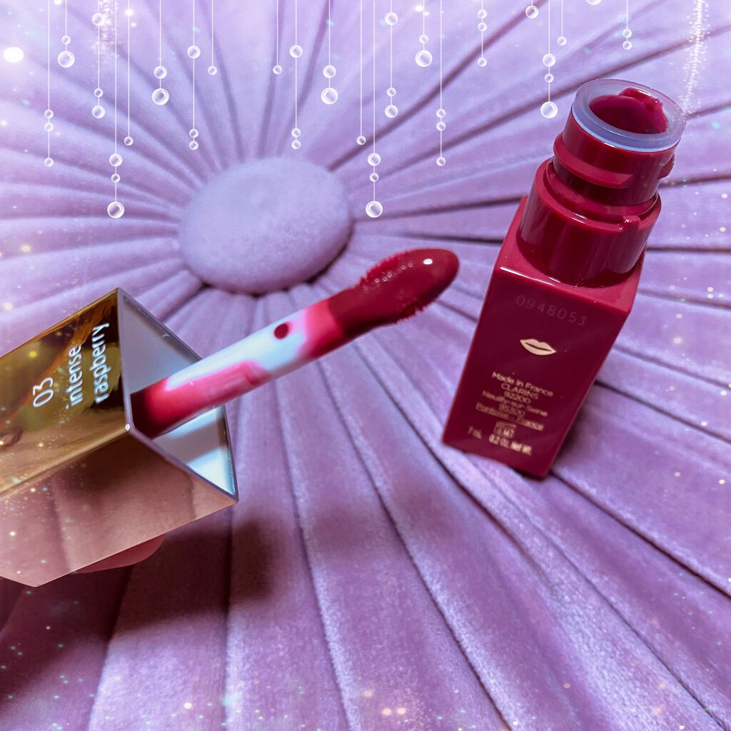 コンフォート リップオイル インテンス/CLARINS/リップグロスを使ったクチコミ（2枚目）