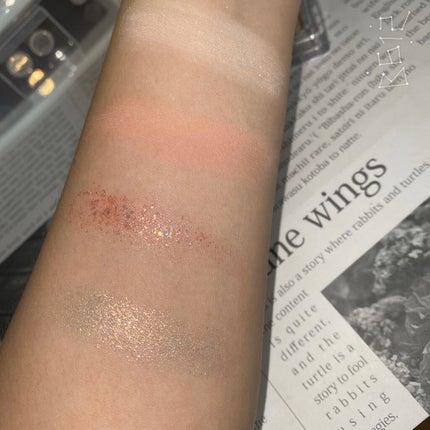 TWINKLE POP Pearl Flex Glitter Eye Palette/CLIO/アイシャドウパレットを使ったクチコミ(7枚目)