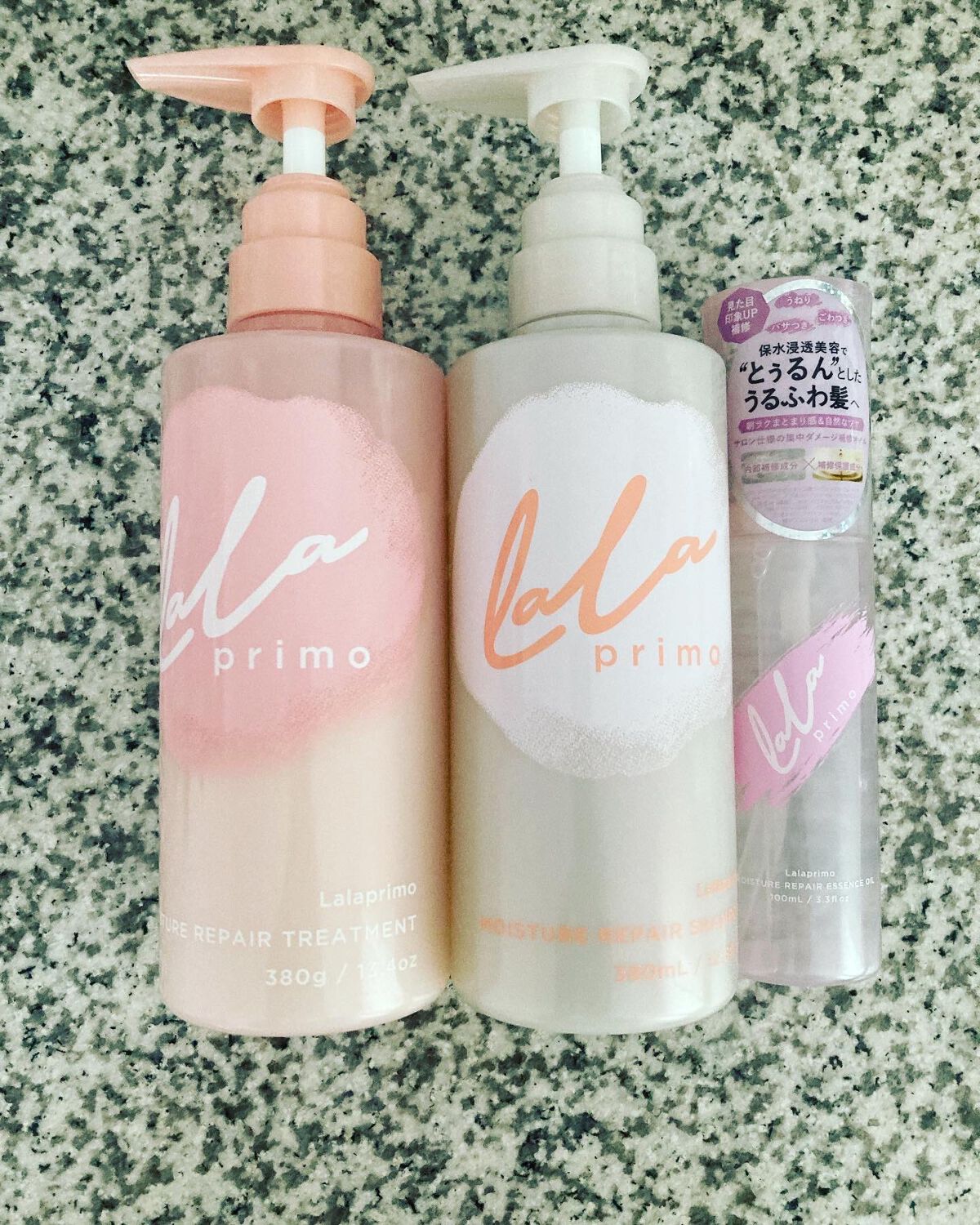 ララプリモ モイスチャーリペア シャンプー／トリートメント/ララプリモ /市販シャンプーを使ったクチコミ（1枚目）