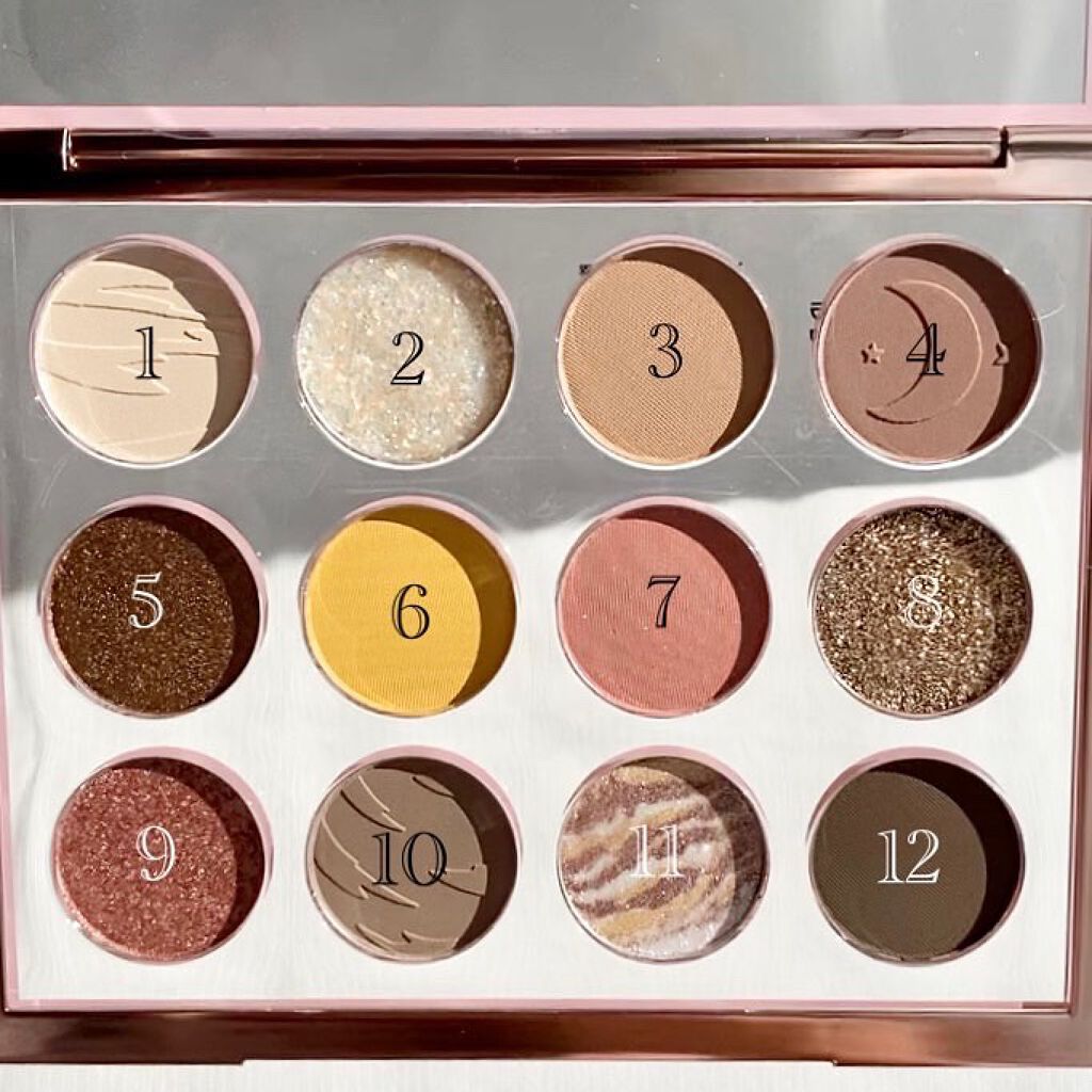 VAST NEBULA 4COLOR EYESHADOW PALETTE/HEXZE（ヘックスゼ）/アイシャドウパレットを使ったクチコミ（2枚目）