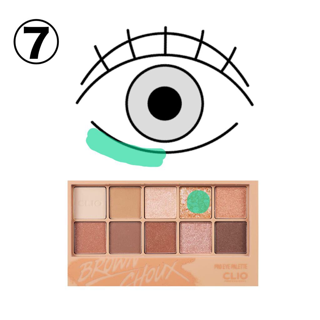 プロ アイ パレット/CLIO/アイシャドウパレットを使ったクチコミ(8枚目)