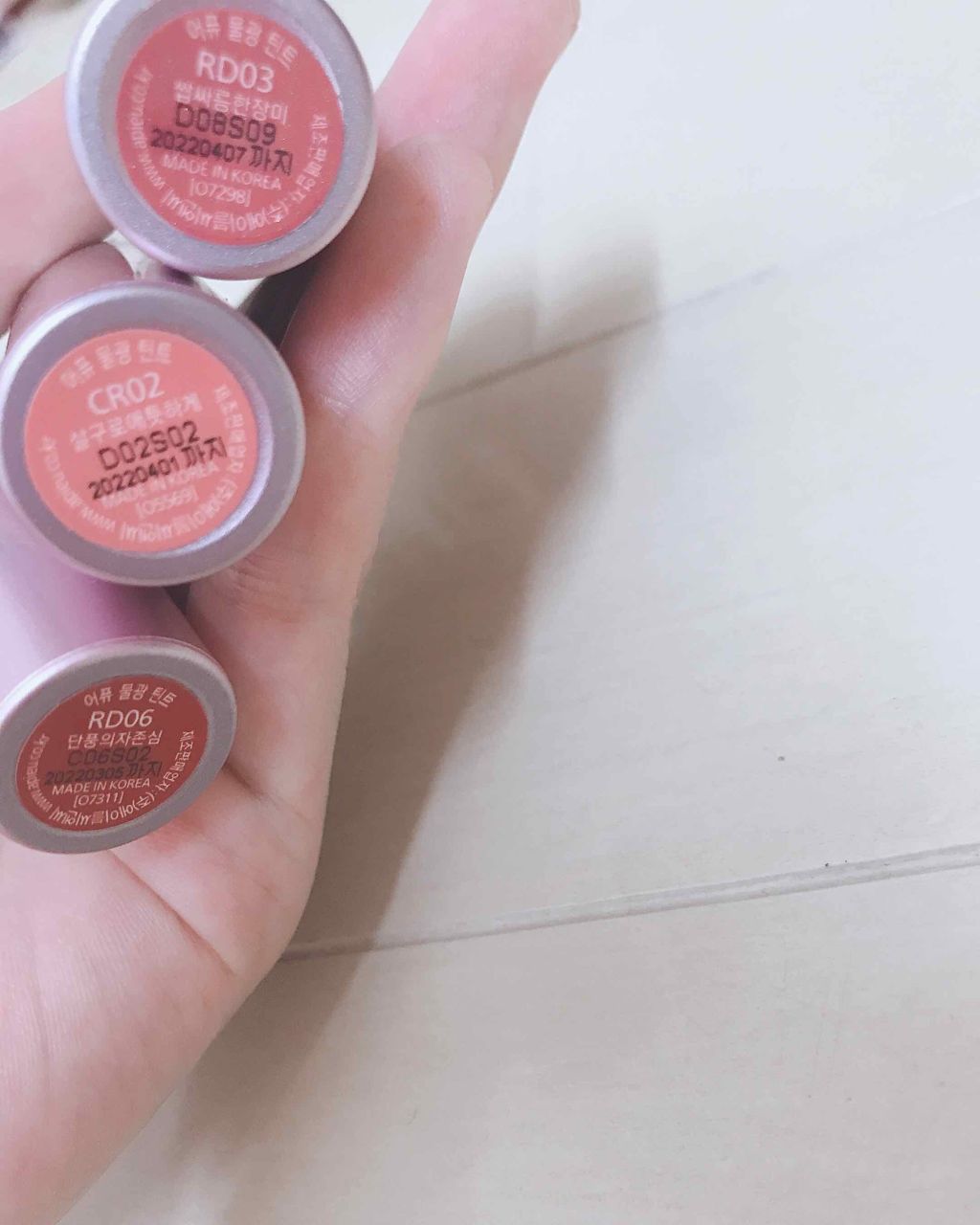 アピュー ウォーターライト ティント/A’pieu/リップティントを使ったクチコミ（2枚目）