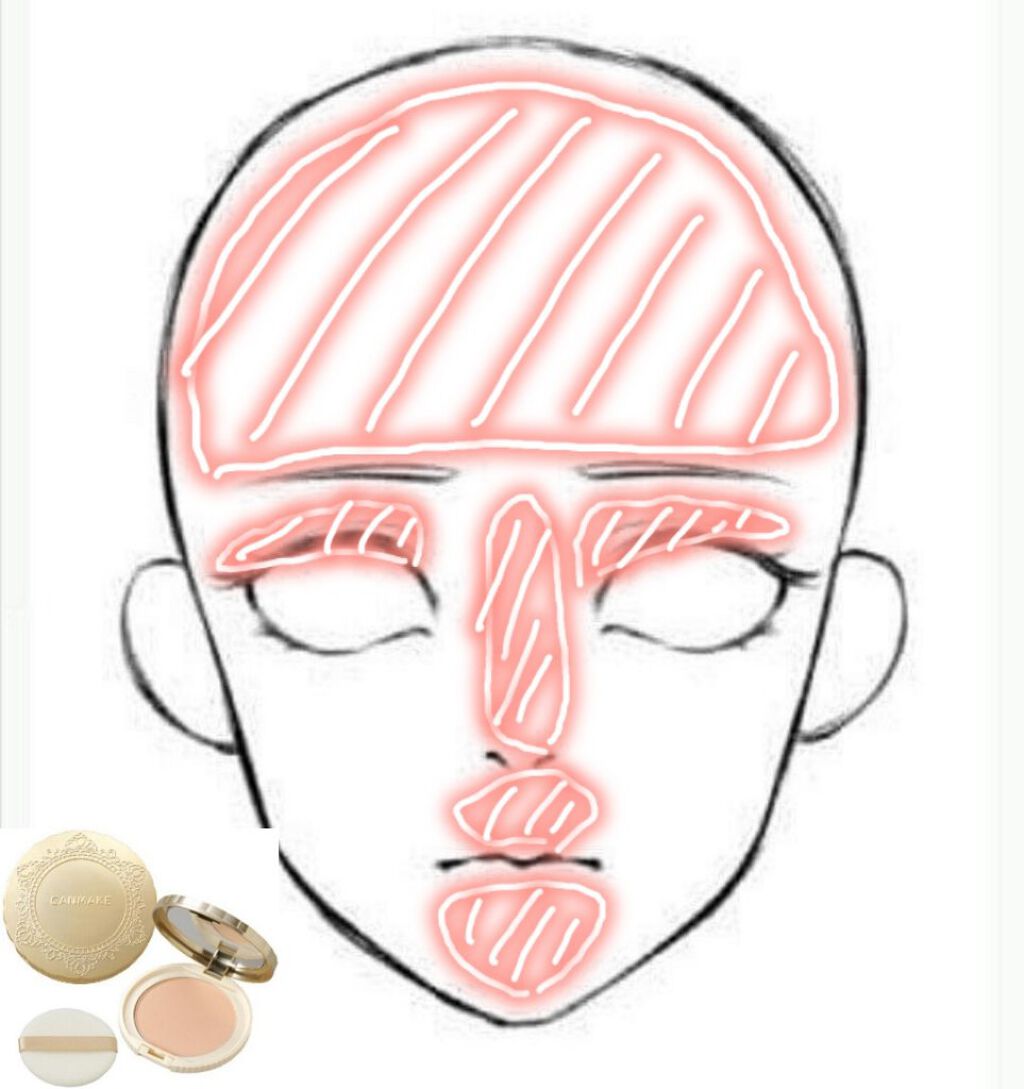 【旧品】マシュマロフィニッシュパウダー/キャンメイク/プレストパウダーを使ったクチコミ（3枚目）