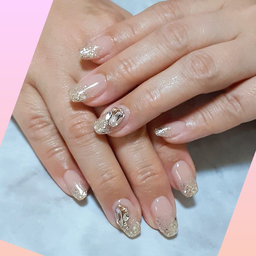 MOMOグリッター/nail for all/ネイルチップ・パーツを使ったクチコミ(1枚目)