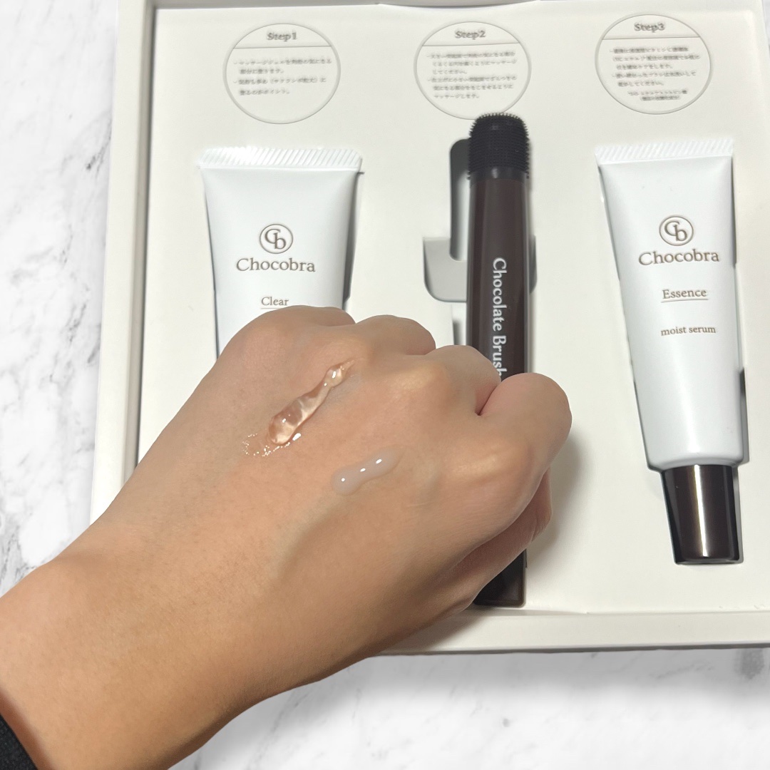 チョコブラ スペシャル毛穴ケアセット/Chocobra/スキンケアキットを使ったクチコミ（2枚目）