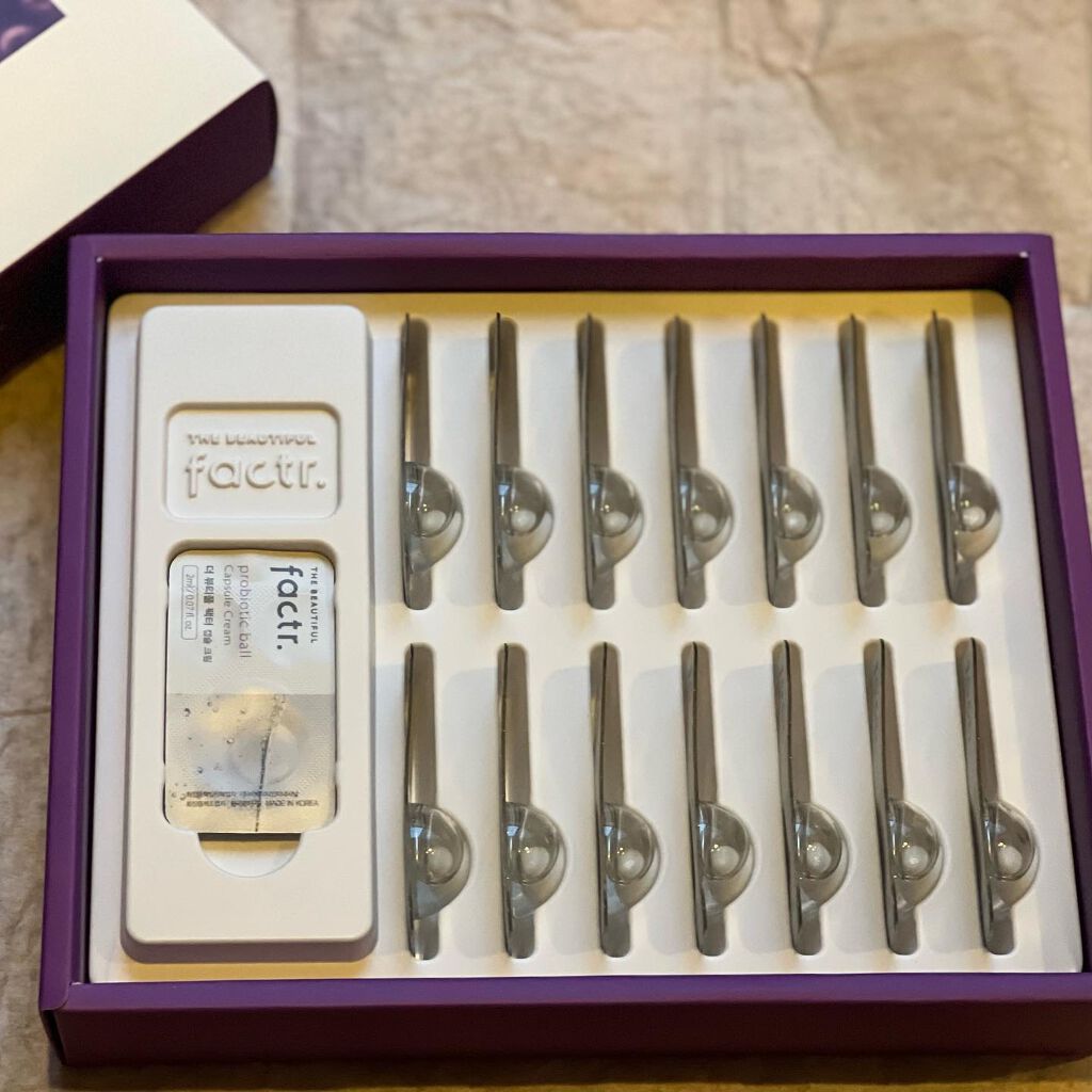 probiotic ball Capsule Cream/The beautiful factr/フェイスクリームを使ったクチコミ(3枚目)