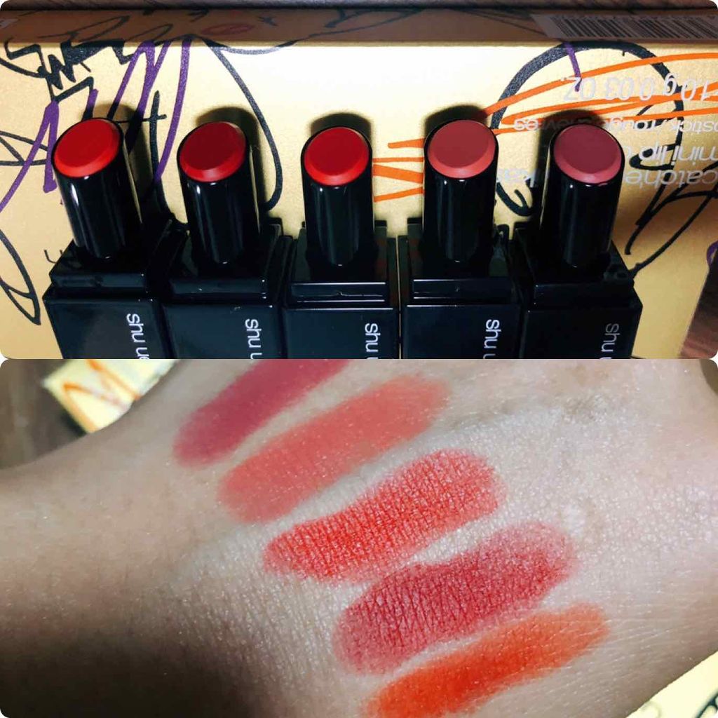 キャッチ・エム・オール ピカシュウ ミニ リップ コフレ/shu uemura/メイクアップキットを使ったクチコミ(2枚目)