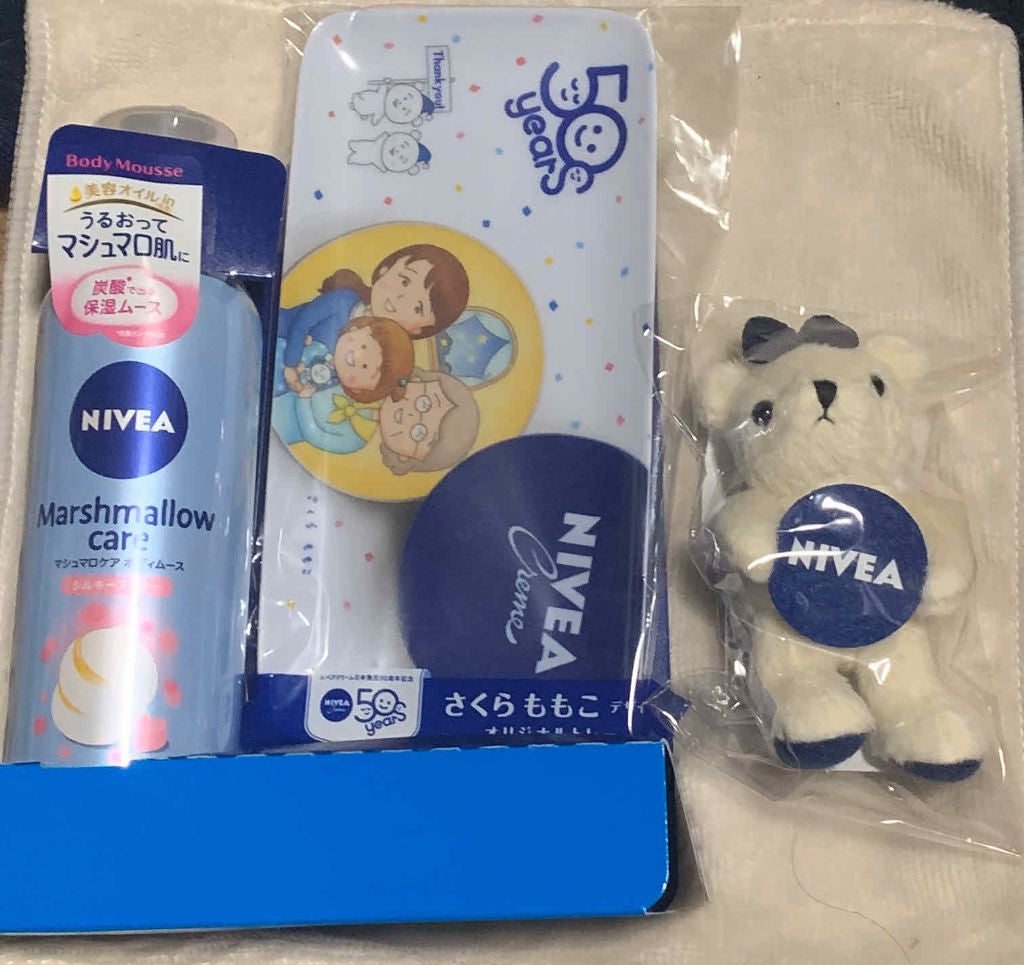 マシュマロケア ボディムース シルキーフラワー/ニベア/ボディローションを使ったクチコミ(2枚目)