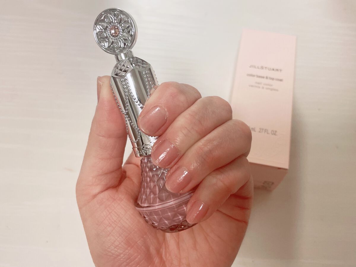 カラー ベース＆トップコート  108 sweet voyage/JILL STUART/オールインワンネイルを使ったクチコミ（1枚目）