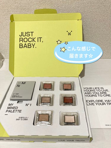 MY MIXED PALETTE 6色カスタムパレット 04 DESERT SAND/MN/アイシャドウパレットを使ったクチコミ（2枚目）