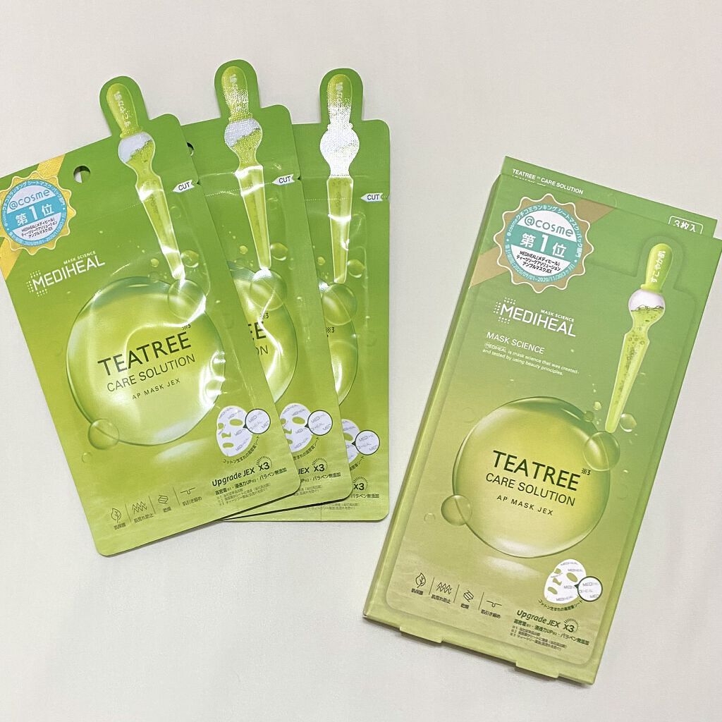 ティーツリーケアソリューション アンプルマスクJEX/MEDIHEAL/シートマスク・パックを使ったクチコミ（2枚目）