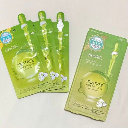 ティーツリーケアソリューション アンプルマスクJEX/MEDIHEAL/シートマスク・パックを使ったクチコミ(2枚目)