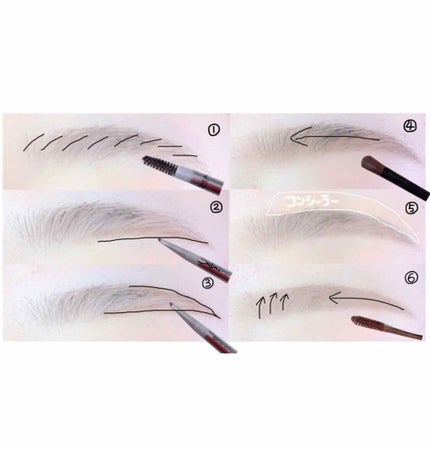 デザイニングアイブロウN/KATE/パウダーアイブロウを使ったクチコミ(2枚目)