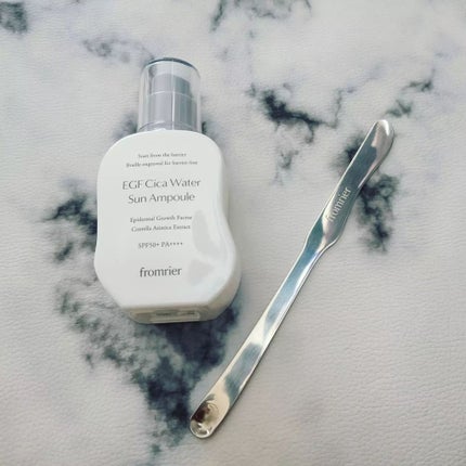 EGFシカウォーターサンアンプル/fromrier/日焼け止めローションを使ったクチコミ(1枚目)