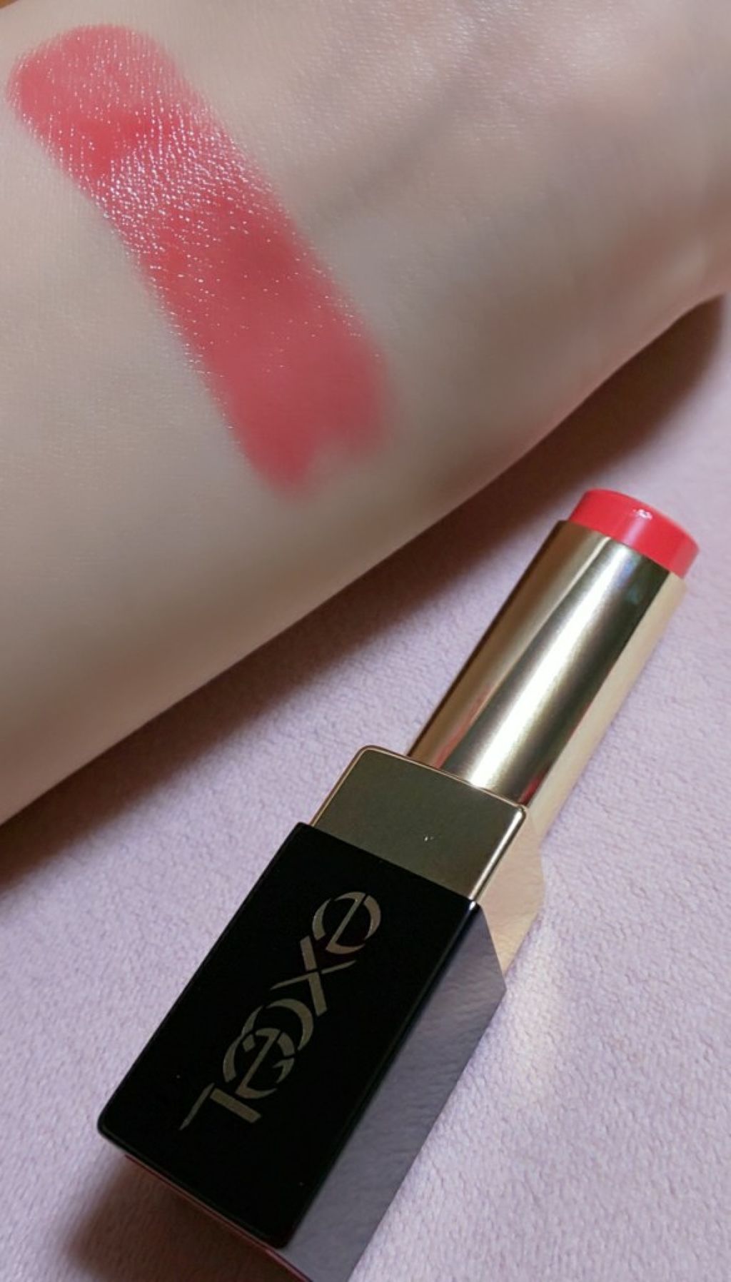 グレイズバームリップ/excel/口紅を使ったクチコミ(2枚目)