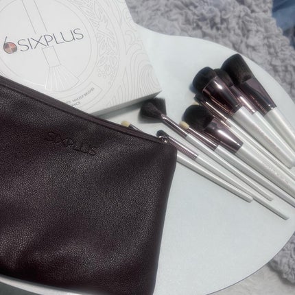 SIXPLUS エレガンスシリーズ ホワイトパール メイクブラシ11本セット/SIXPLUS/メイクブラシを使ったクチコミ(10枚目)