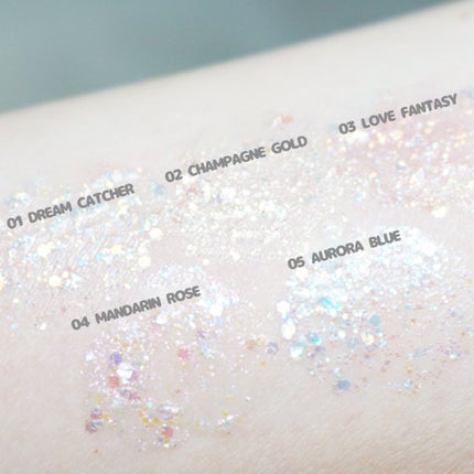 DAZE EYE GLITTER/4OIN /リキッドアイシャドウを使ったクチコミ(2枚目)