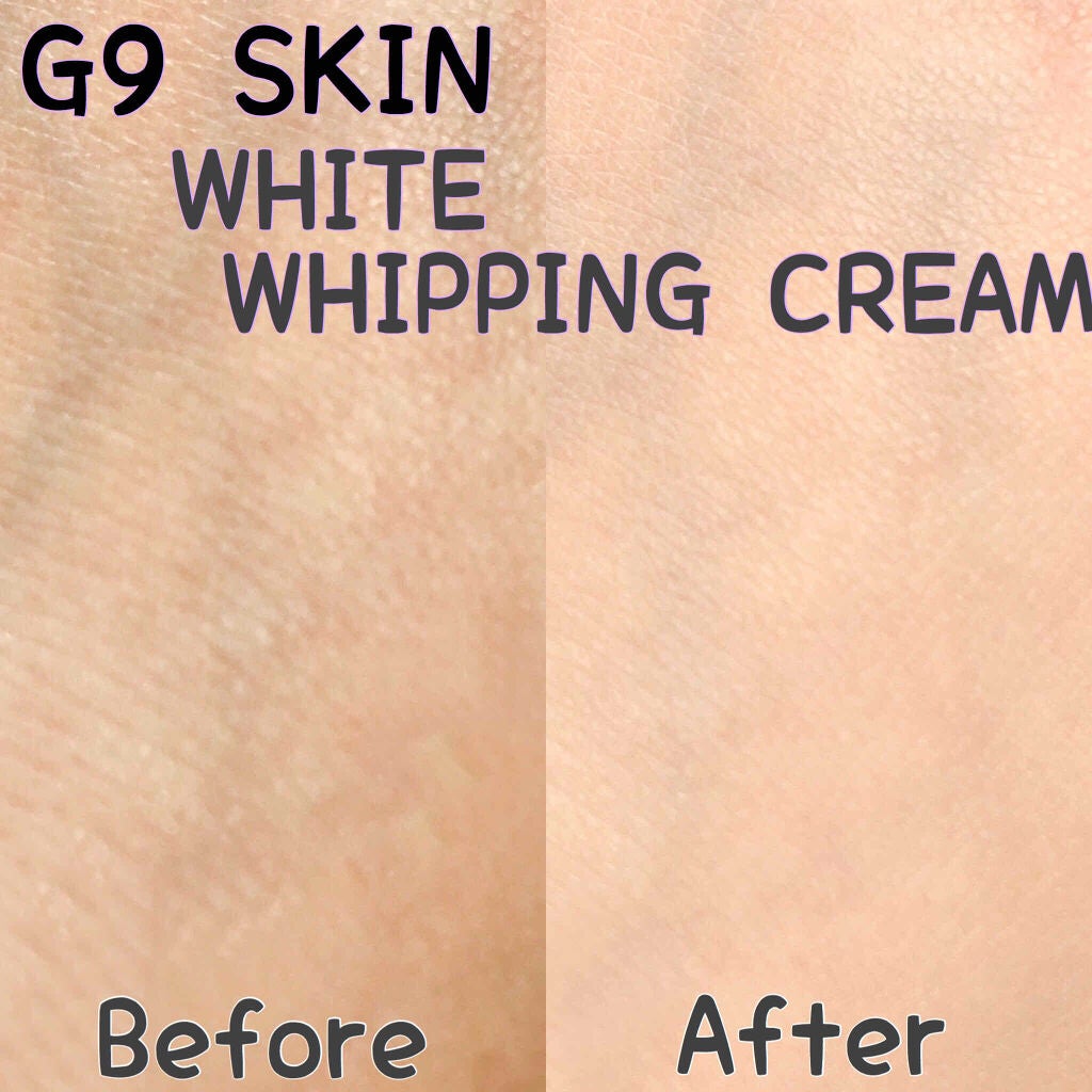 WHITE WHIPPING CREAM(ウユクリーム)/G9SKIN/化粧下地を使ったクチコミ(3枚目)