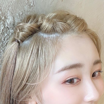 CHIHIRO/美容師/ヘアアレンジ on LIPS 「伸びかけ前髪!!!簡単かわいいアレンジ💗誰でも出来る様になる簡..」(5枚目)