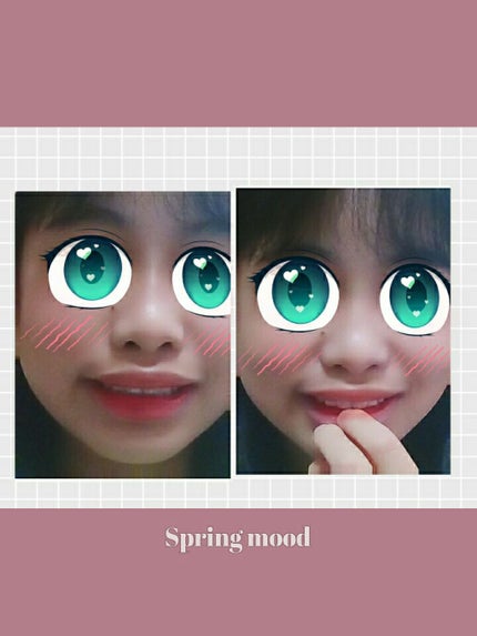 ディアダーリン ウォータージェルティント (アイスティント)/ETUDE/口紅を使ったクチコミ(3枚目)