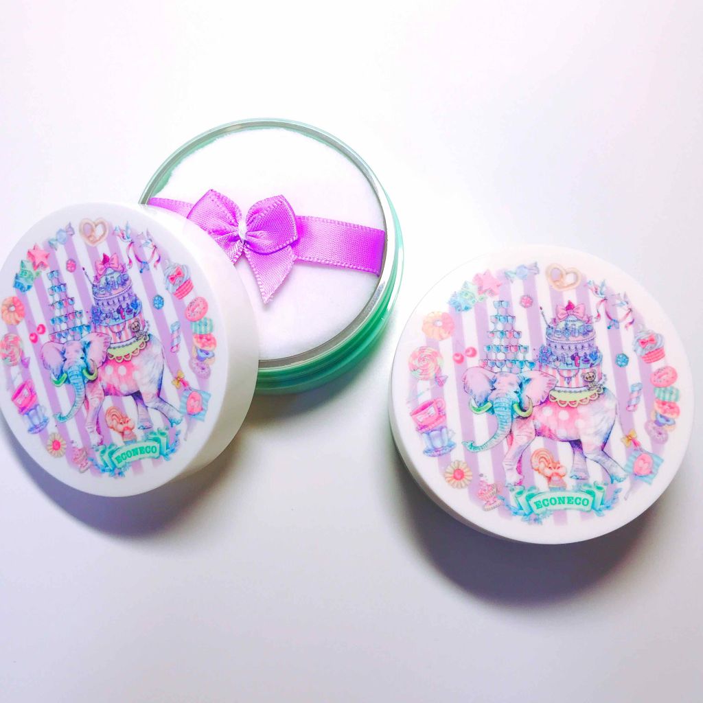 モイストフェイスパウダー/ECONECO/ルースパウダーを使ったクチコミ（1枚目）