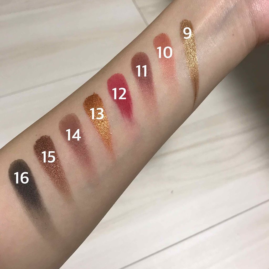 CHARM 16 COLOR EYESHADOW PALETTE/IMAGIC/アイシャドウパレットを使ったクチコミ（3枚目）