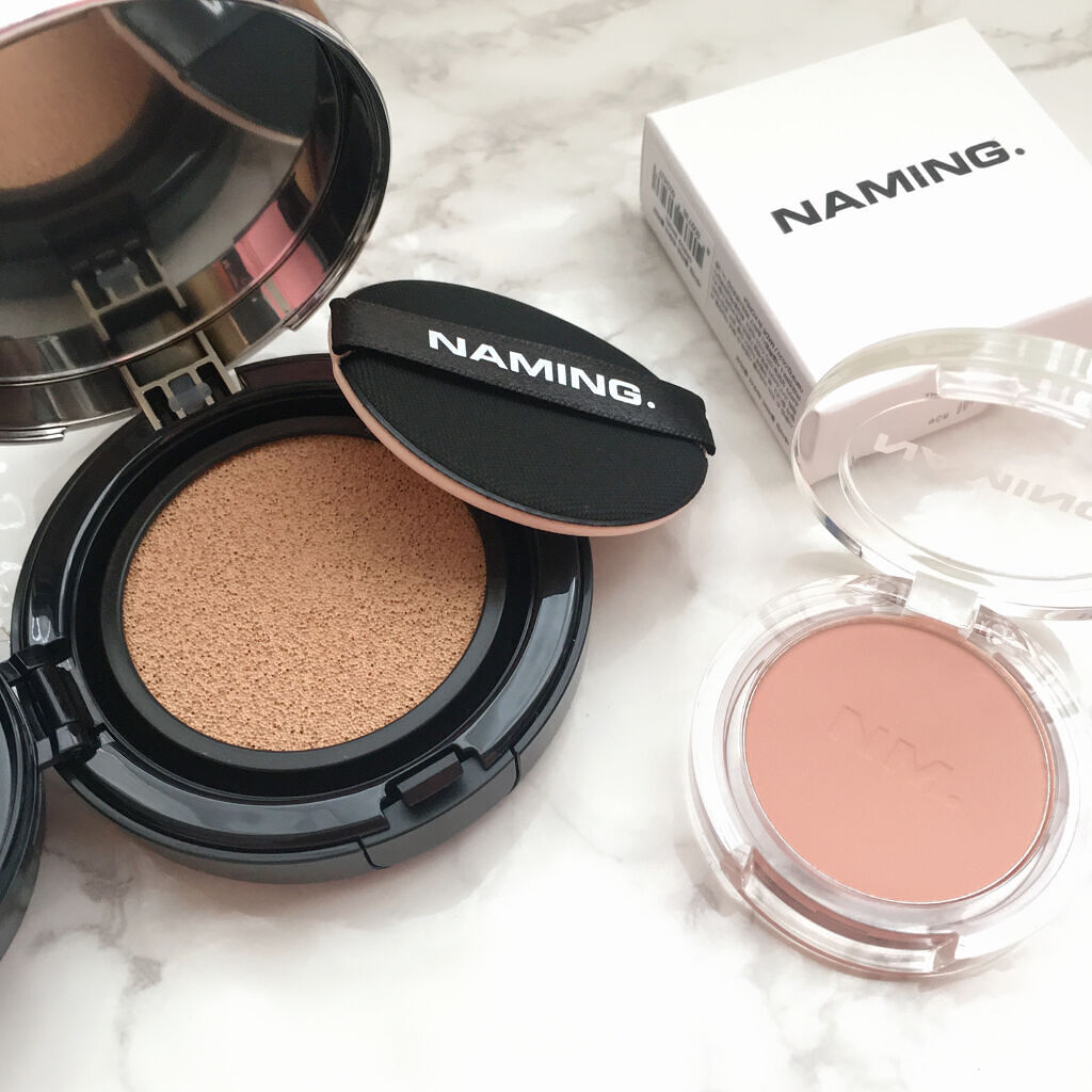 ネーミング フラッフィーパウダーブラッシュ ORR02 BAGEL/NAMING./パウダーチークを使ったクチコミ（1枚目）