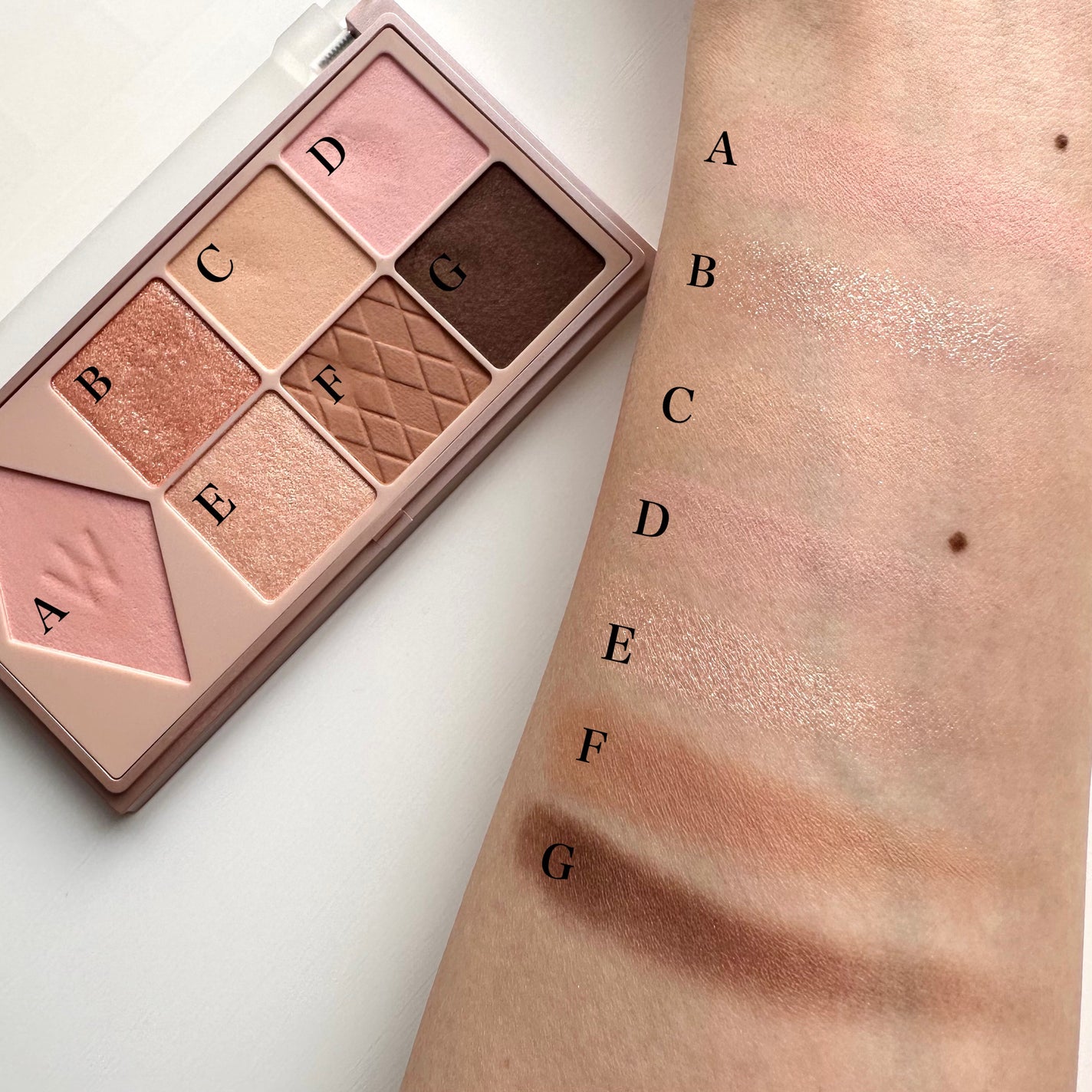 ウォンジョンヨ W デイリームードアップパレット /Wonjungyo/アイシャドウパレットを使ったクチコミ(2枚目)