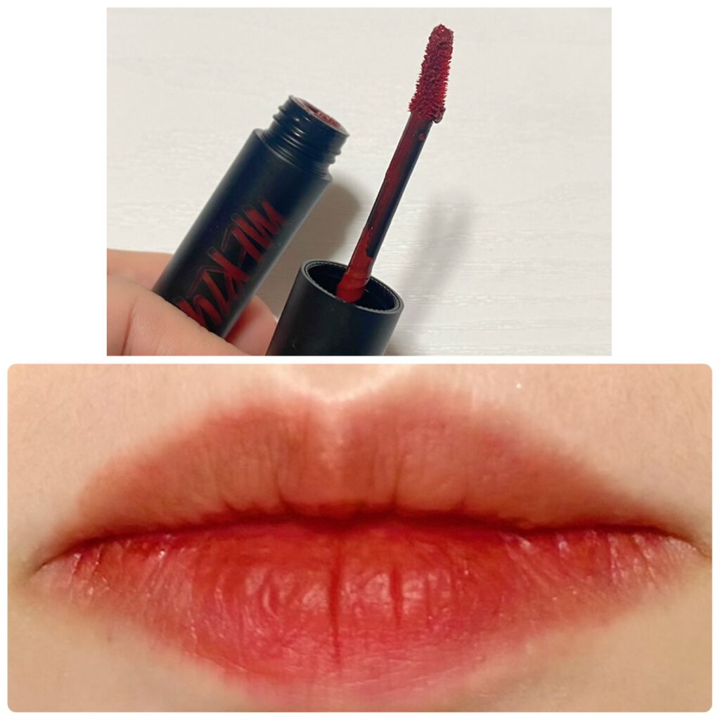 ザ ファースト ベルベット ティント シーズン１/MERZY/リップティントを使ったクチコミ（3枚目）